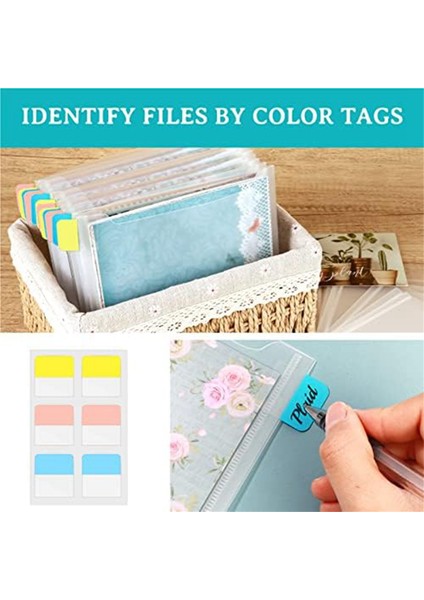 36 Adet Koleksiyon Defteri Kağıdı Depolama, Kağıt Organizatör Depolama 60 Adet Yapışkan Dizin Sekmeleri ile Tutmak Için 32X33CM Koleksiyon Defteri Kağıdı (Yurt Dışından) fırsatları