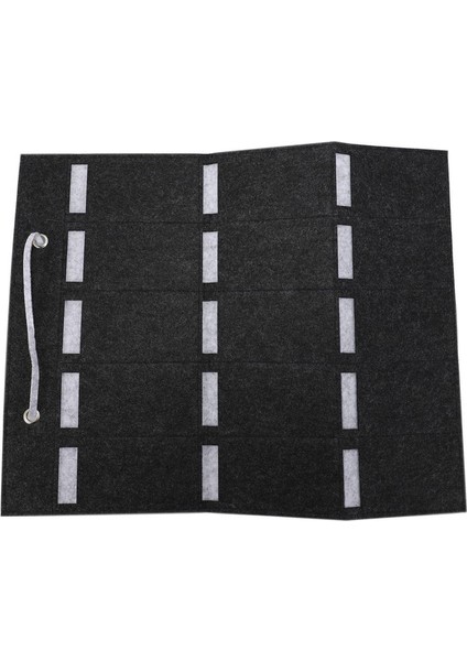 5x Gözlük Organizatör Güneş Gözlüğü Organizatör Depolama Asılı Çanta 15 Yuvalı Gözlük Tutucu Gri (Yurt Dışından) fiyatları