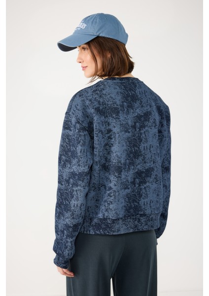 Yıkamalı Basic Sweatshirt