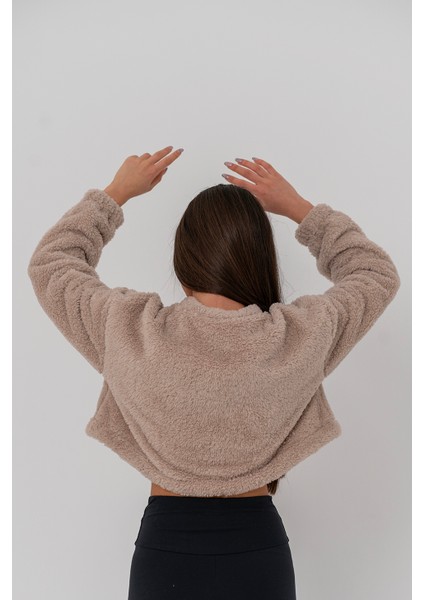 Kadın Sweatshırt Crop Bluz modelleri