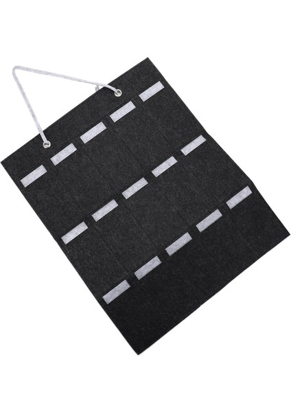 5x Gözlük Organizatör Güneş Gözlüğü Organizatör Depolama Asılı Çanta 15 Yuvalı Gözlük Tutucu Gri (Yurt Dışından) fırsatları