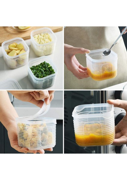 2x Kapaklı Gıda Saklama Kabı Seti - Kiler Organizasyonu ve Depolama Için Ücretsiz Plastik Gıda Kapları (Yurt Dışından) fırsatları