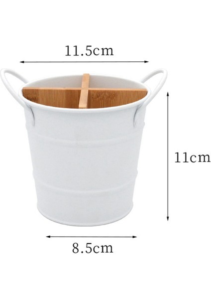 3x Çatal Bıçak Takımı Organizatör Bıçak Standı Depolama Tutucu Ayrı Kaşık Çatal Çubuk Pişirme Aracı Kova Beyaz (Yurt Dışından) indirimleri