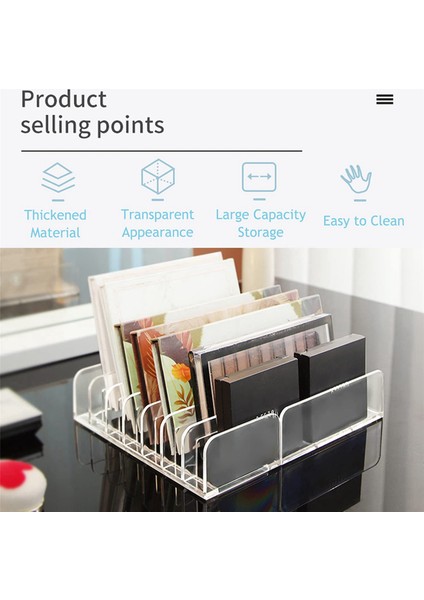 6 Adet Akrilik Göz Farı Paleti Makyaj Organizatör, 7 Hücreli Kozmetik Depolama, Kozmetik Için Aksesuar Depolama Organizatör (Yurt Dışından) modelleri