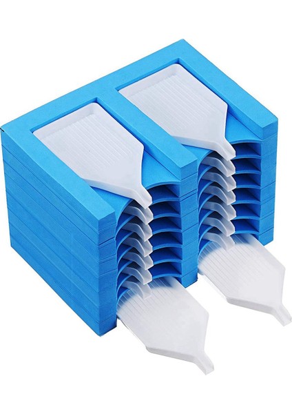 3x 16 Yuvalı Tepsi Düzenleyici Aksesuarları Tepsi Alet Setleri Organizatör Mavi (Yurt Dışından) fiyatları