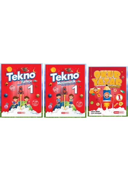 (Sınıf: 1 / Dönem: 2) Türkçe / Matematik / Okur Yazar Tekrar 3'lü Set