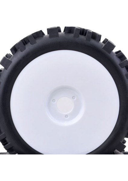 8 Adet 17MM Hub Jant ve Derin Diş Lastiği 1/8 Off-Road Rc Araba Redcat Takımı Hobao (Yurt Dışından)