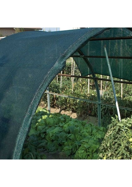 Gölgelik File – 95 Lik Çit Filesi – Şeritli Halkalı – Yeşil Renk - 5 Metre x 80 Metre