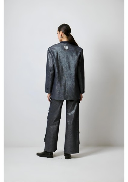 Cep Detaylı Denim Blazer Ceket MKN3054 modelleri