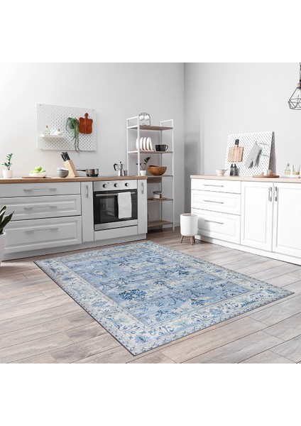 Dijital Baskı Şönil Dokuma Taban Halı Yıkanabilir Kilim Yolluk Salon Halısı