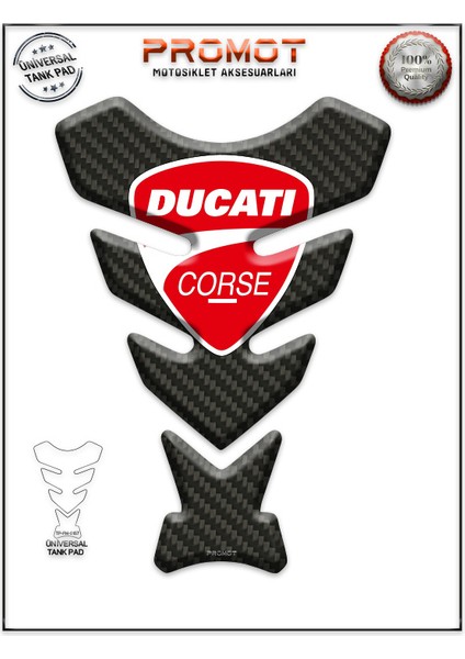 Motorsiklet 3D Üniversal Tank Pad 157