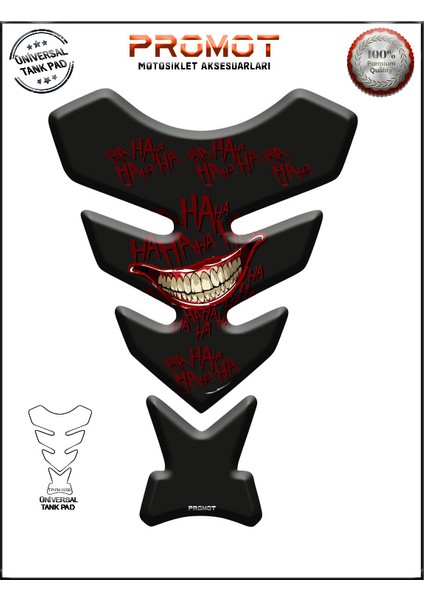 Motorsiklet 3D Üniversal Tank Pad 250