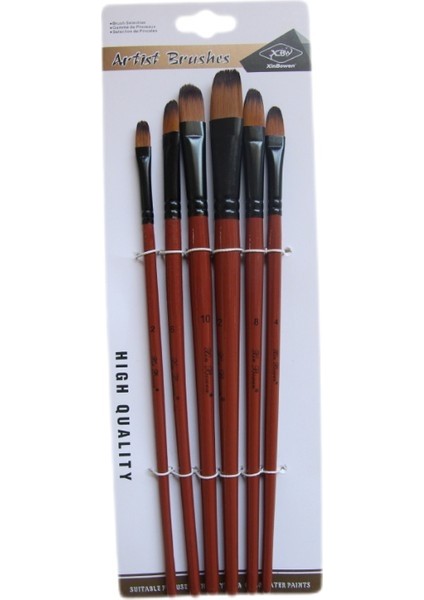 Shenzhen Xin Xin Shenzhen Xin Xin 6 Adet Yağlı Boya Fırçası Seti (Yurt Dışından)