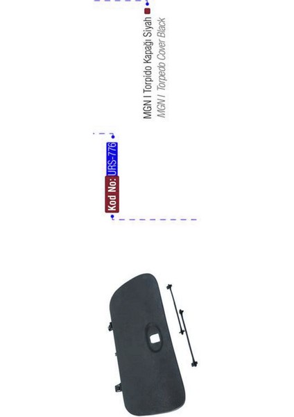 Torpido Kapaği Siyah Mgn 11
