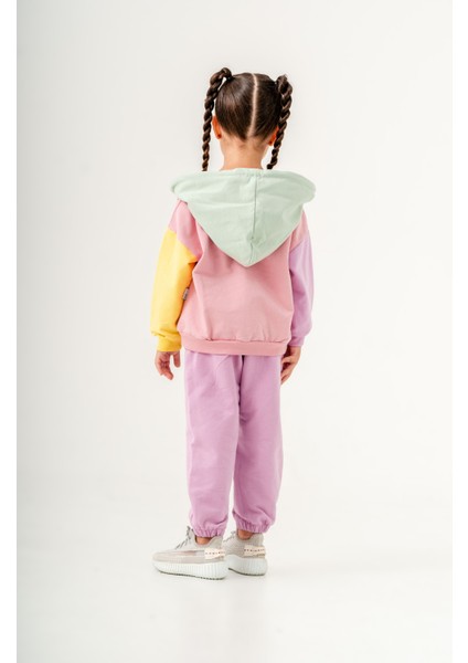 Kız Çocuk Iki Iplik Kapşonlu Eşofman Takımı fiyatları