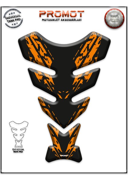 Motorsiklet 3D Üniversal Tank Pad 327