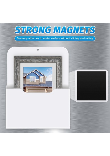 2 Paket Manyetik Dosya Tutucu - Kağıt Tutucu, Cep Organizatör, Asma Duvar Dosya Organizatör Ofis Malzemeleri Depolama, Dergi Posta Organizatör Kılıfı, Planlamacılar, Mektup (Yurt Dışından) indirimleri