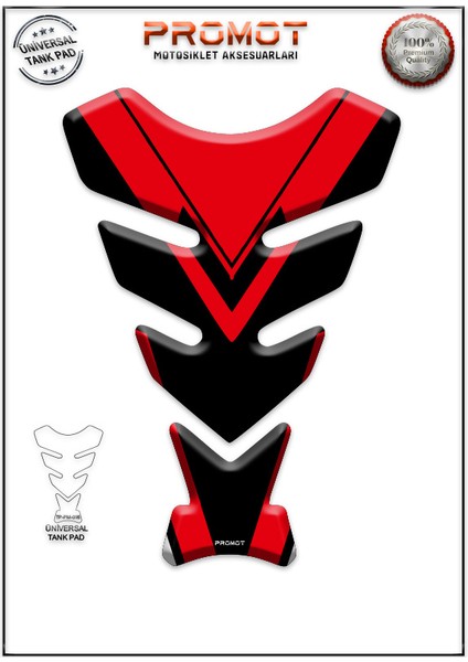 Motorsiklet 3D Üniversal Tank Pad 016