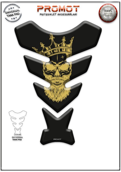 Motorsiklet 3D Üniversal Tank Pad 056