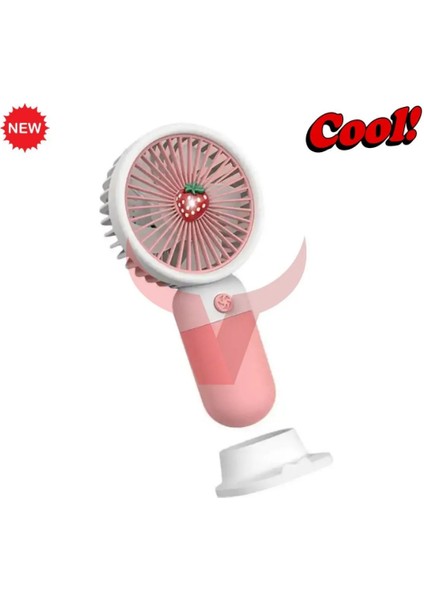 Fan Soğutucu Mini Vantilatör Pembe