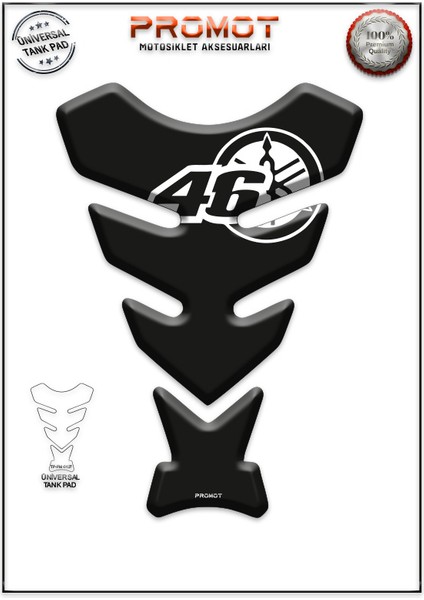 Motorsiklet 3D Üniversal Tank Pad 127