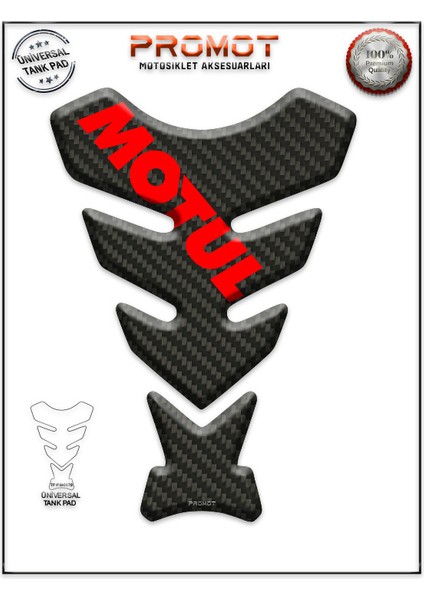 Motorsiklet 3D Üniversal Tank Pad 178