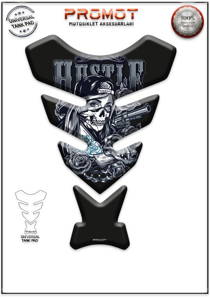 Motorsiklet 3D Üniversal Tank Pad 103