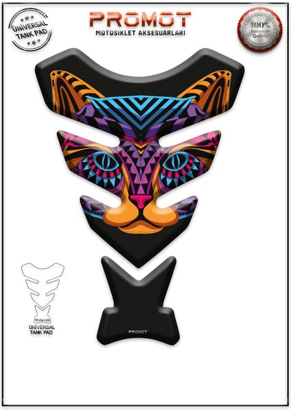 Motorsiklet 3D Üniversal Tank Pad 105