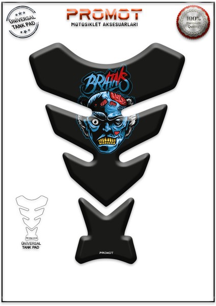 Motorsiklet 3D Üniversal Tank Pad 113
