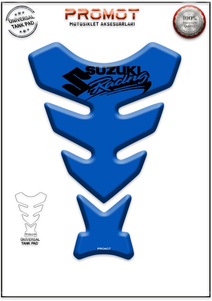 Motorsiklet 3D Üniversal Tank Pad 120