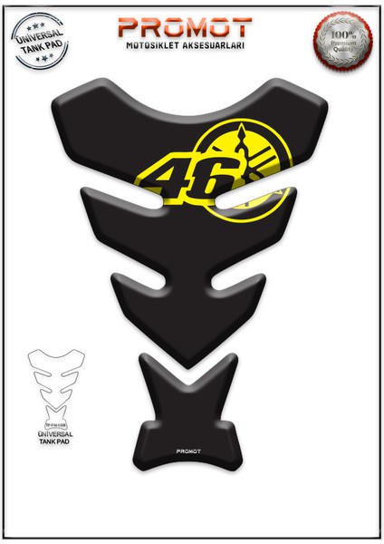 Motorsiklet 3D Üniversal Tank Pad 128