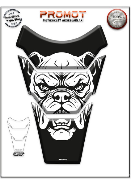 Motorsiklet 3D Üniversal Tank Pad 377