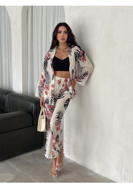 Çiçek Desenli Kimona Takım fırsatları