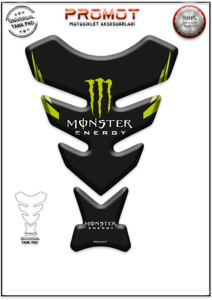 Motorsiklet 3D Üniversal Tank Pad 073