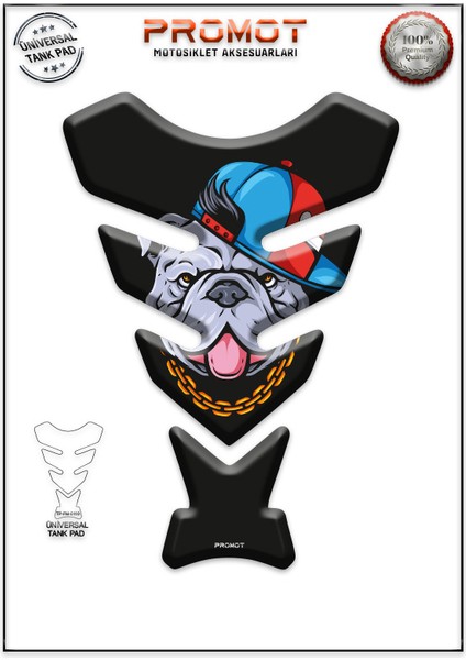 Motorsiklet 3D Üniversal Tank Pad 110