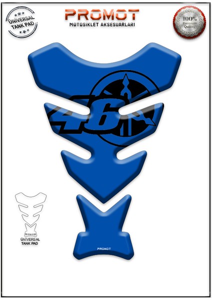 Motorsiklet 3D Üniversal Tank Pad 124