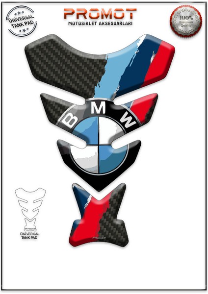 Motorsiklet 3D Üniversal Tank Pad 146
