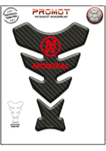 Motorsiklet 3D Üniversal Tank Pad 176