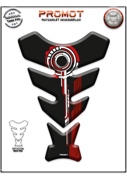 Motorsiklet 3D Üniversal Tank Pad 333