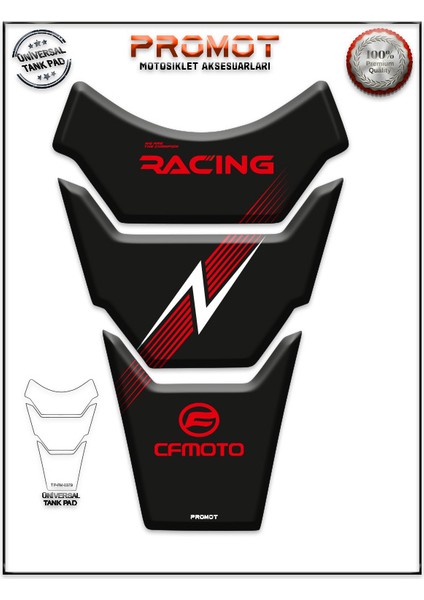 Motorsiklet 3D Üniversal Tank Pad 379