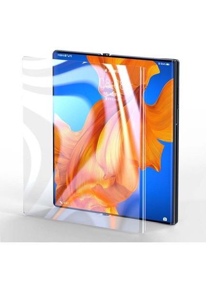 Huawei Mate Xs 2 Için Ekran Koruyucu Full Kaplama Hidrojel Koruyucu Film 2 Adet Set