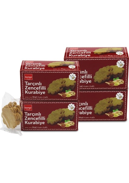Tarçınlı Zencefelli Kurabiye (150 gr x 4 Adet)