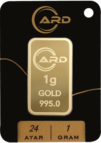 1 gr 24 Ayar ARD Külçe Altın