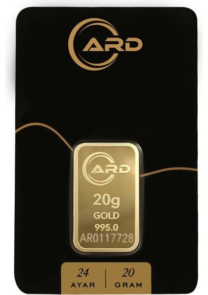 20 gr 24 Ayar ARD Gram Külçe Altın
