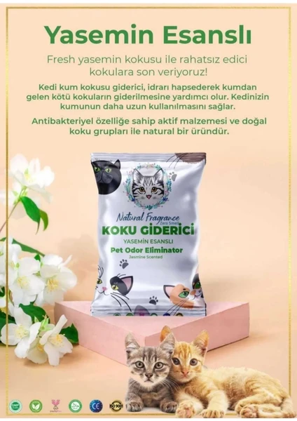 Natural Fragrance Kedi Kumu Koku Giderici Yasemin Kokulu 25gr