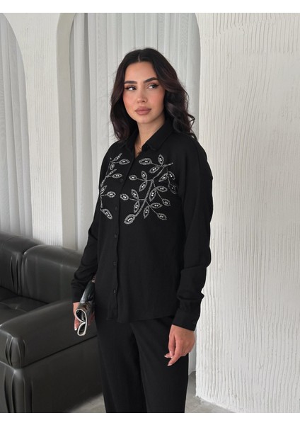 Kadın Örme Ikili Takım Siyah fiyatları