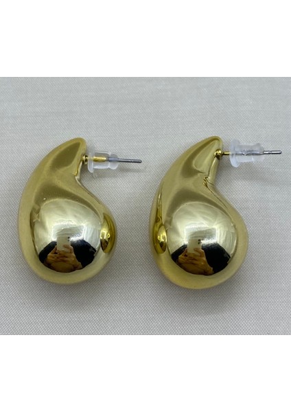 Gold Renk Damla Model Küpe modelleri