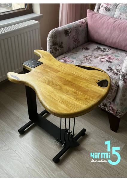 Gitar Sehpa - Özel Gitar Tasarım Sehpa Panel Ağaç