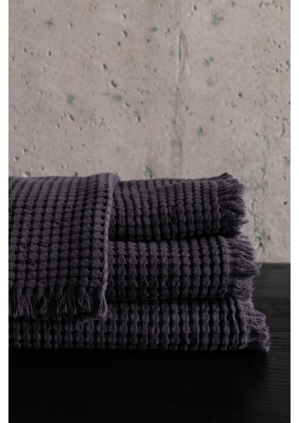 Eye Waffle Pamuk Havlu Antrasit 50 x 90 fiyatları