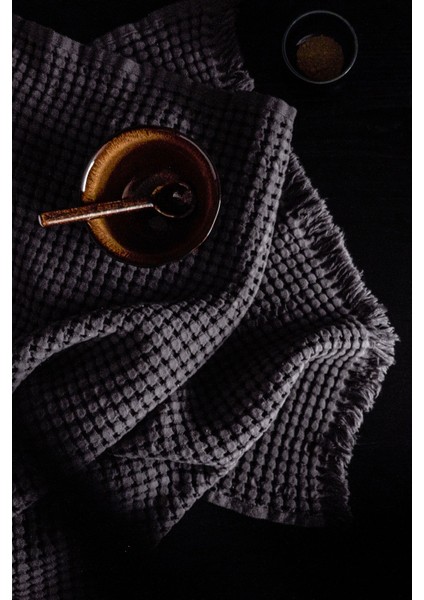 Eye Waffle Pamuk Havlu Antrasit 50 x 90 modelleri